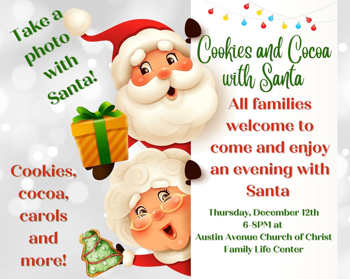 Cookies and Cocoa with Santa!