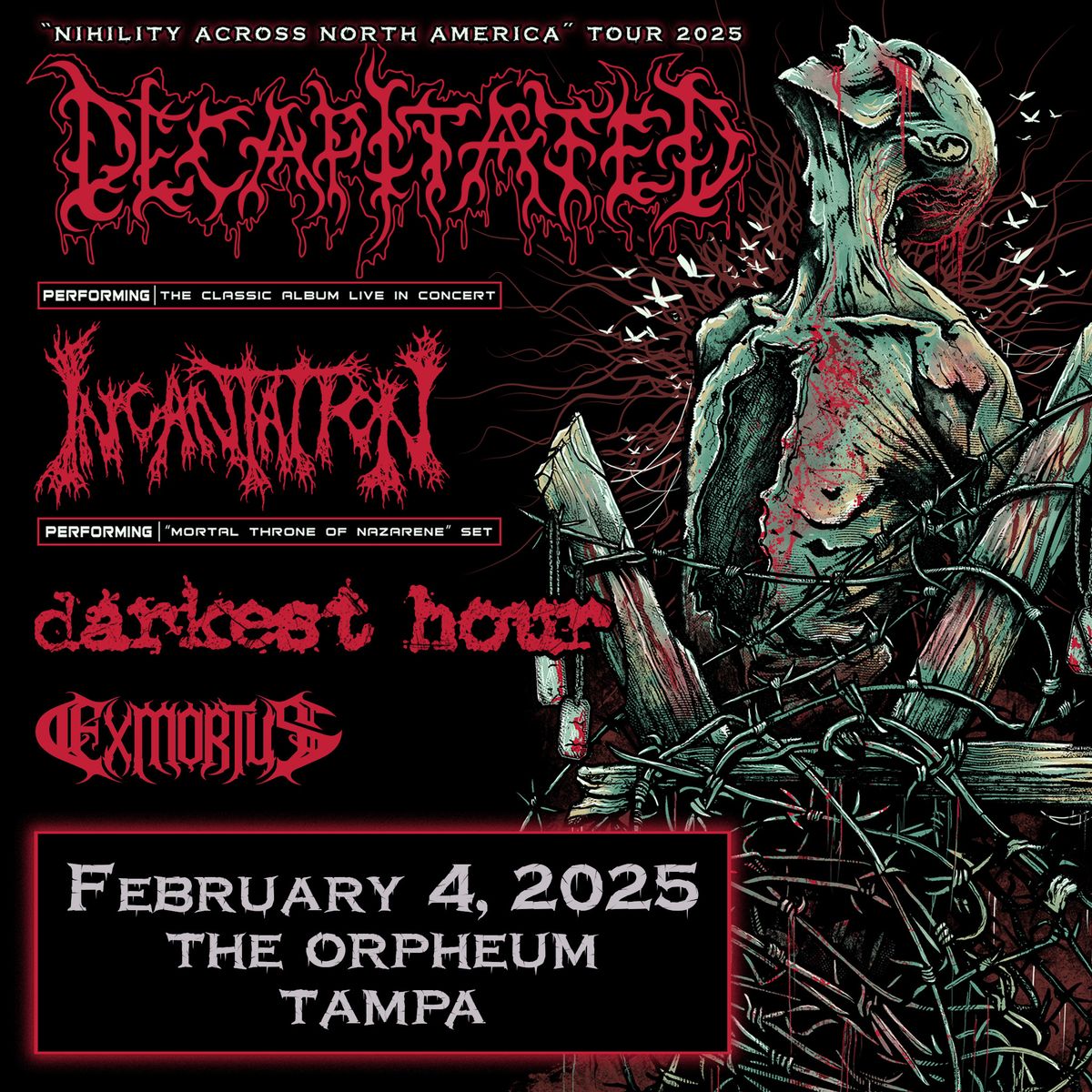 Decapitated "Nihility Across North America" Tour in Tampa