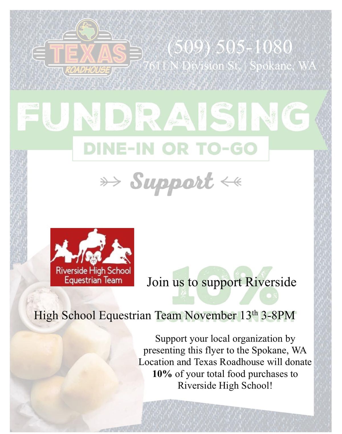 Support Our Team at Texas Roadhouse