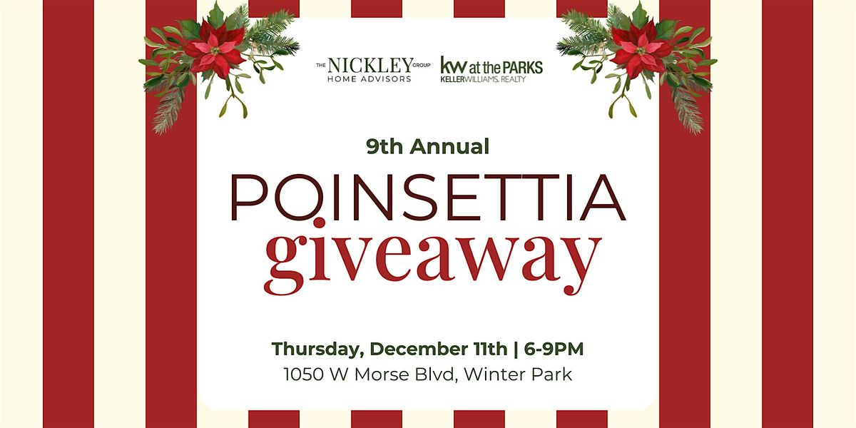 2025 Poinsettia Giveaway + Holiday Party