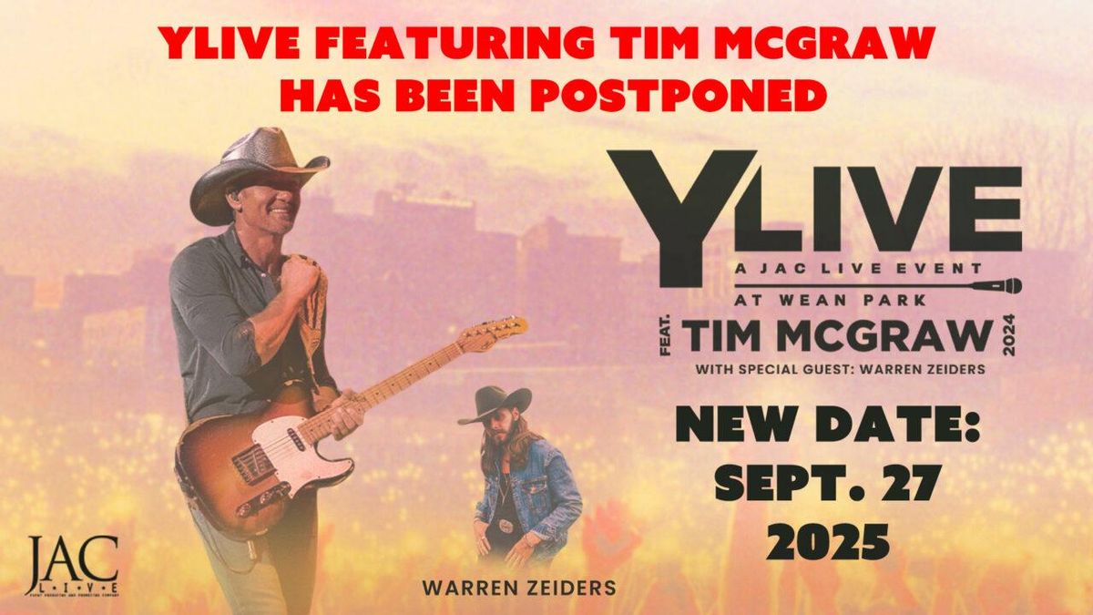 Tim McGraw with Warren Zeiders (Rescheduled from 8\/2\/24)