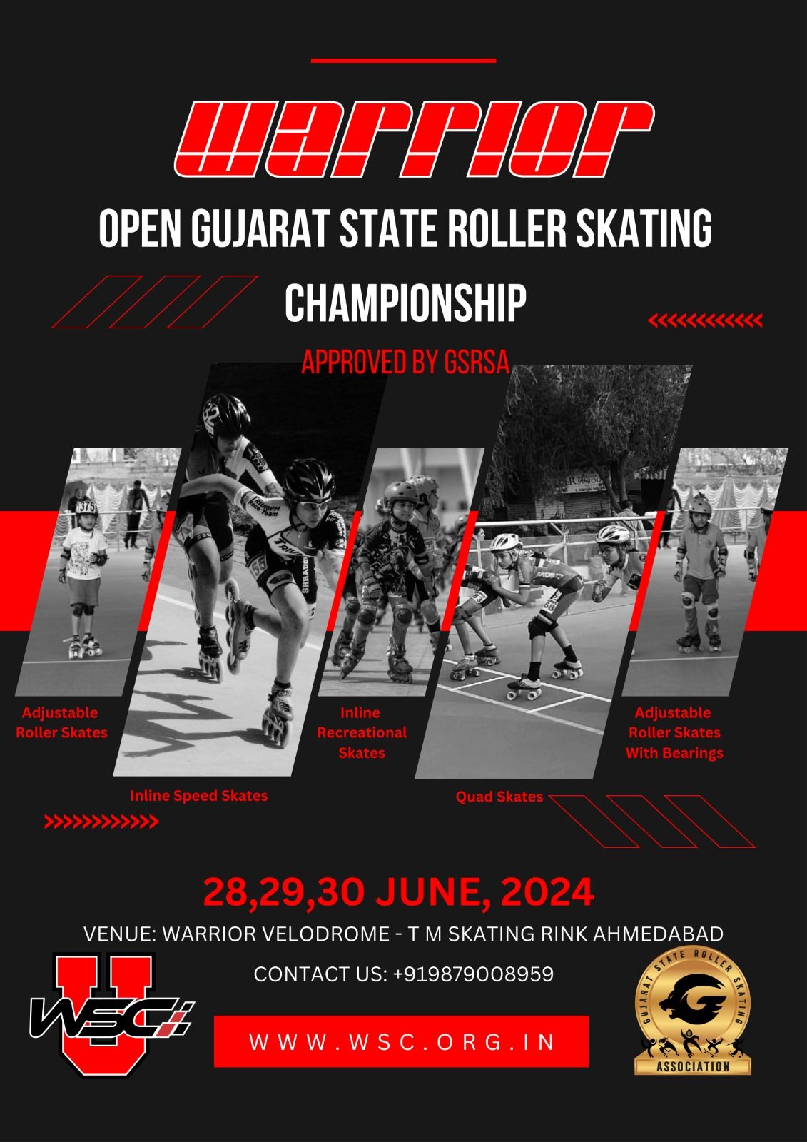 Warrior Open Gujarat State Roller Skating Championships