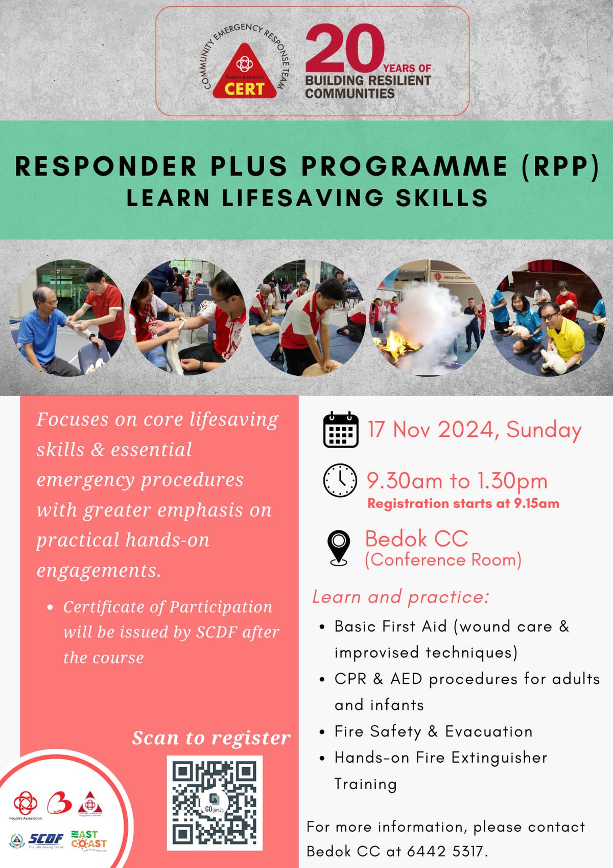 Upcoming Responder Plus Programme