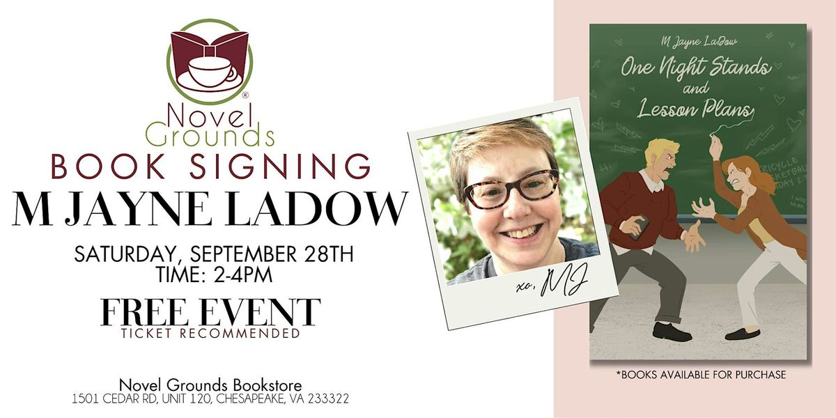 Book Signing - Author M Jayne Ladow