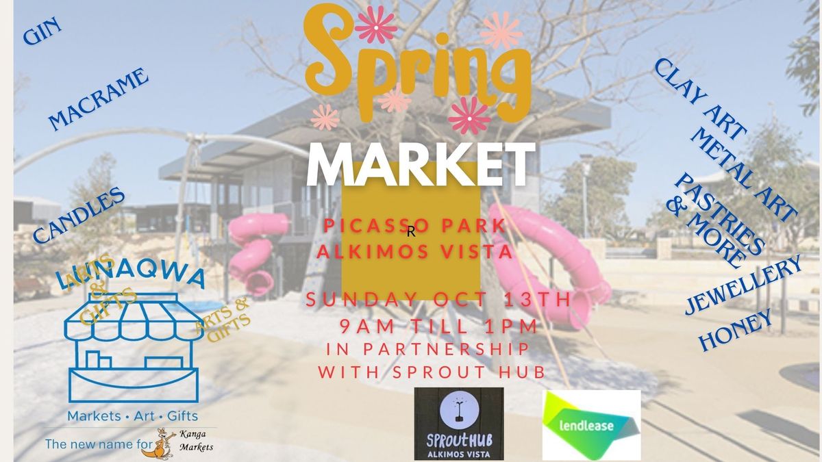 Sunday Spring Market at Picasso Park, Alkimos