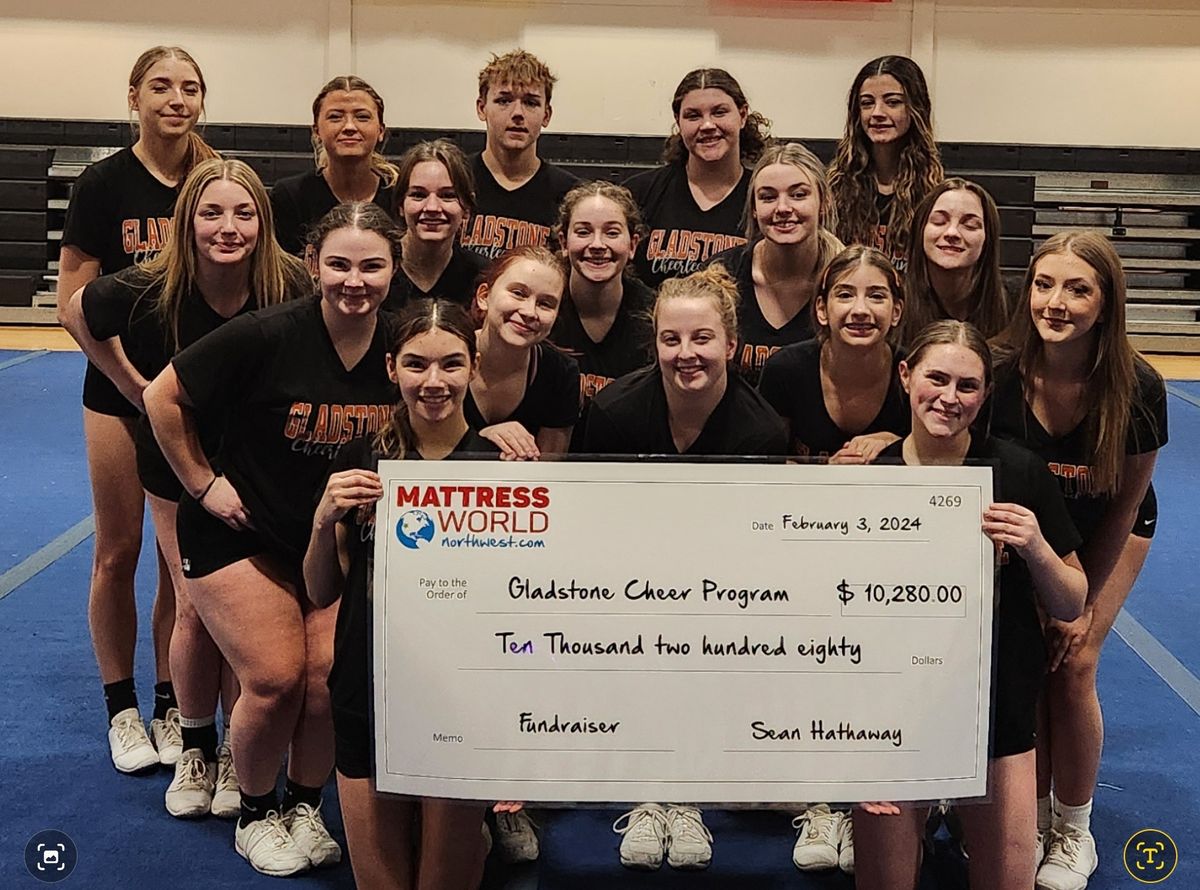 GLADSTONE HIGH CHEER MATTRESS FUNDRAISER