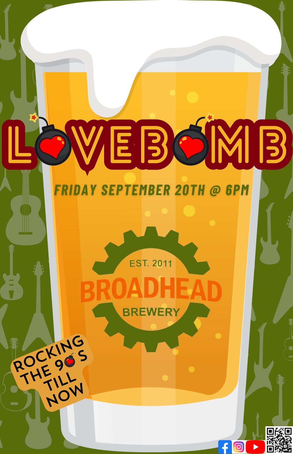 LOVEBOMB Live @ Broadhead Brewery