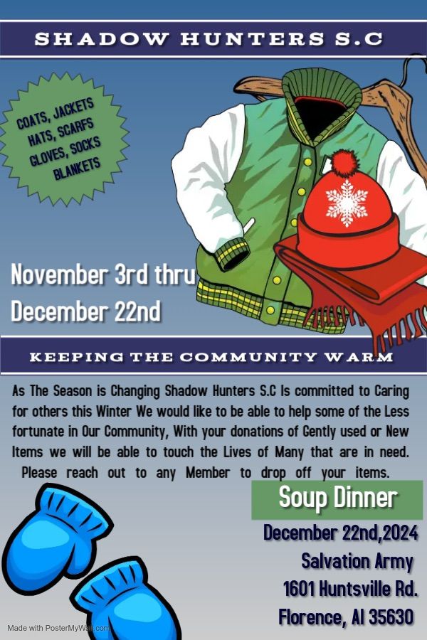 Keeping the Community Warm Event