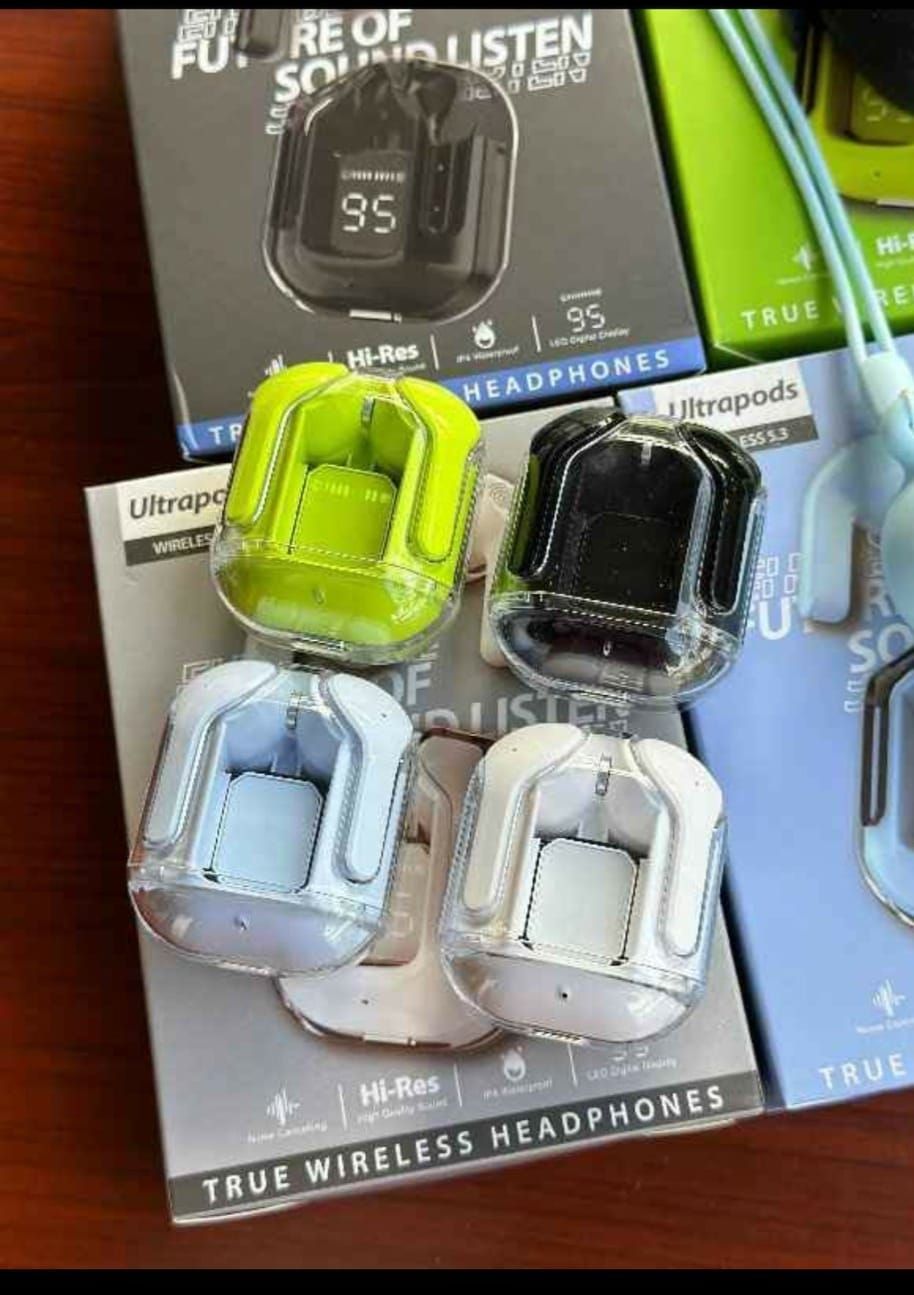 UltraPods Max Truly Transparent Wireless Earbuds.