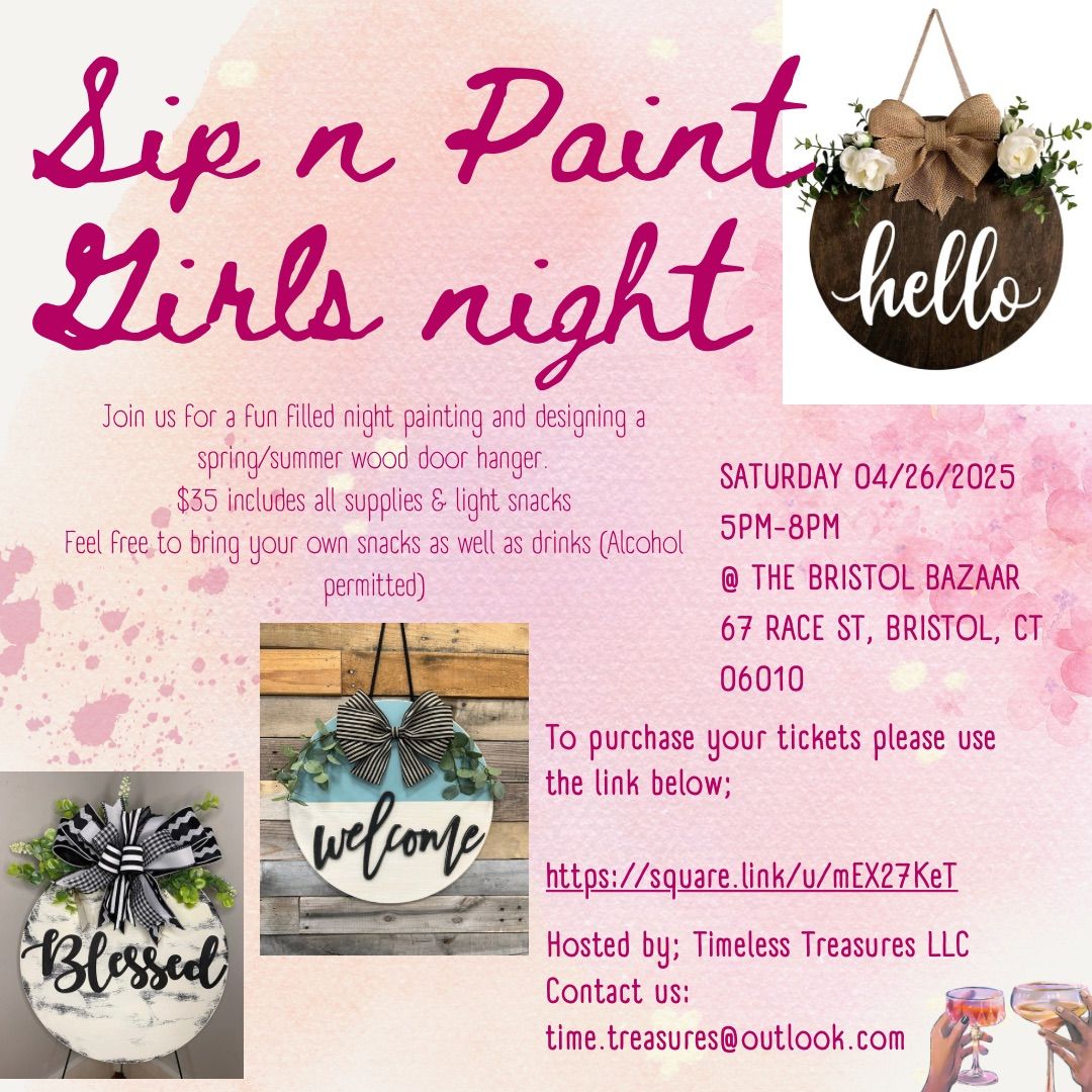 Sip & Paint Girls Night (2nd date)