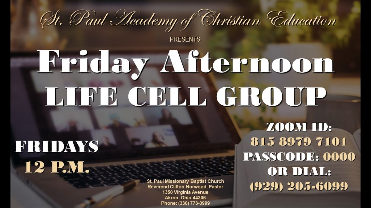 Life Cell Group | "Busyness - Finding God in the Whirlwind"