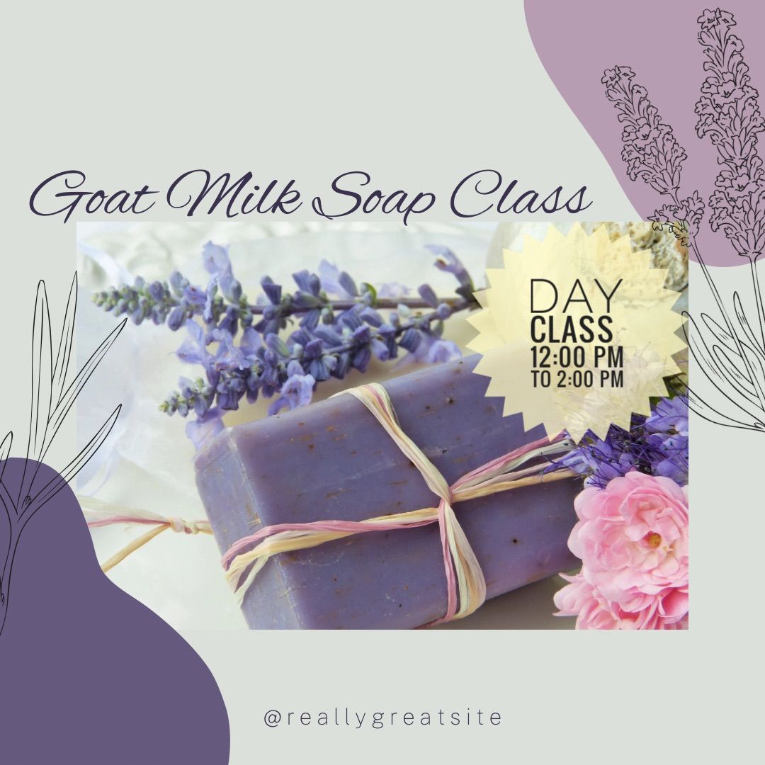 Goat Milk Soap making DAY CLASS