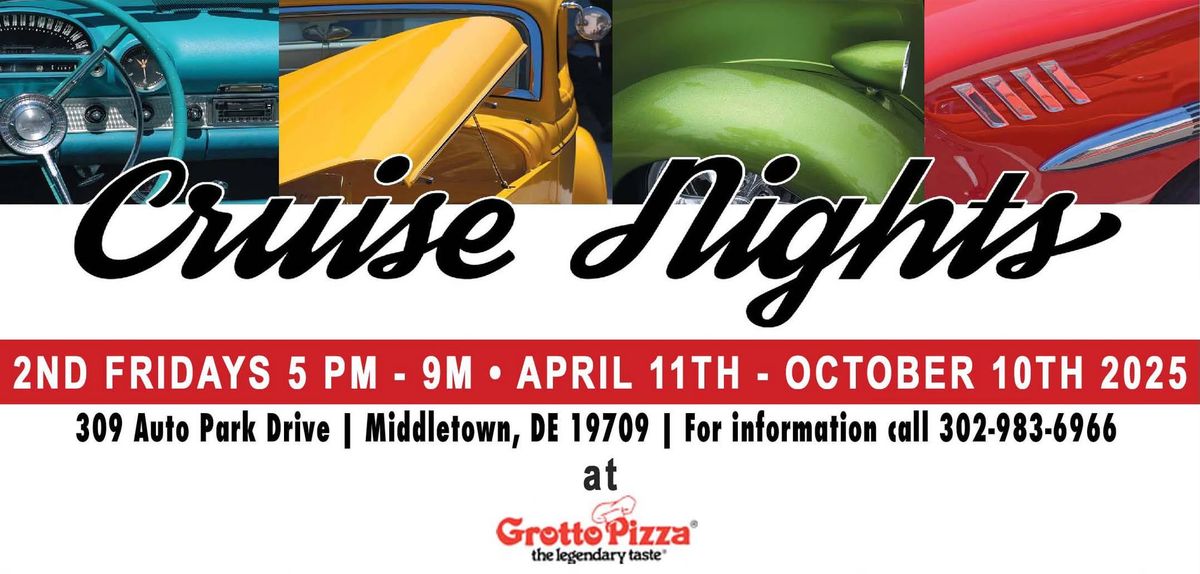 2nd Friday Cruise Nights at Grotto Pizza