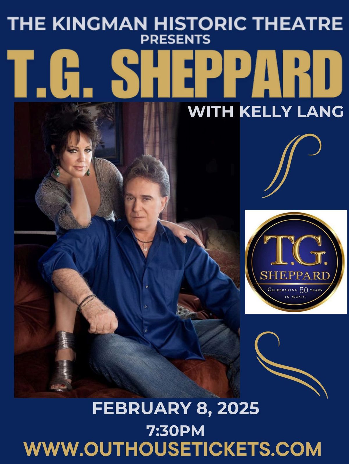 T.G. Sheppard 50th Anniversary Tour LIVE at your Kingman Historic Theatre