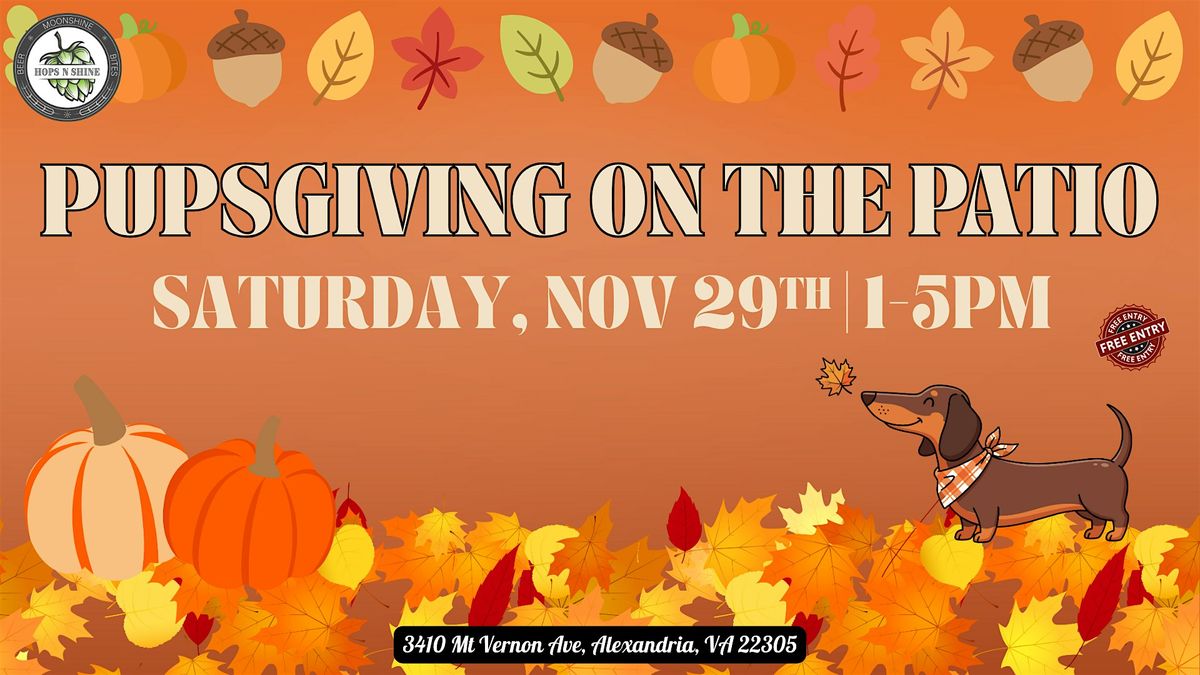 Pupsgiving on the Patio