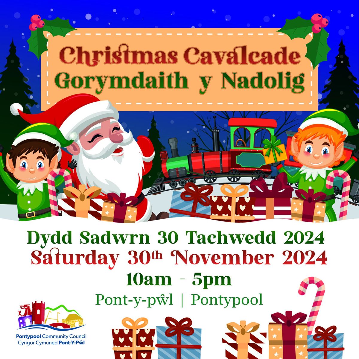 Pontypool's Christmas Cavalcade & Light Switch On 