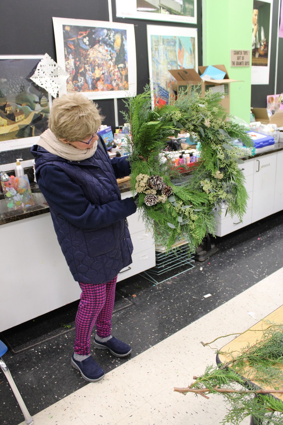 Wreath-making class