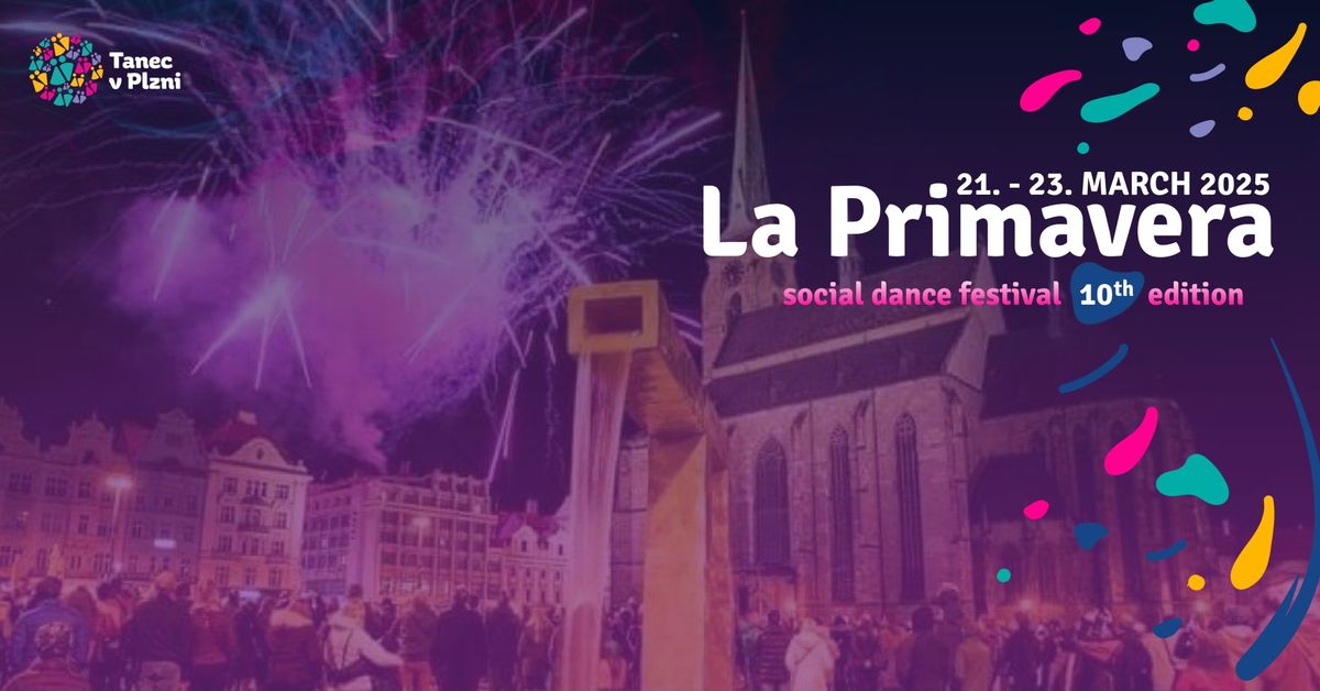 Festival La Primavera 10. ro\u010dn\u00edk (salsa, bachata, kizomba, zouk)