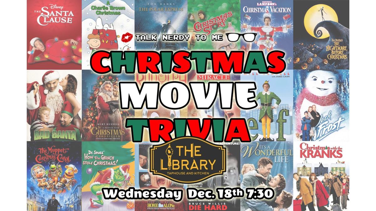 Christmas Movie Trivia at The Library