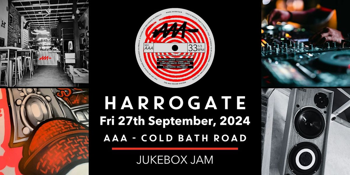 Jukebox Jam: Your Night, Your Playlist! - Harrogate - 27th September, 2024