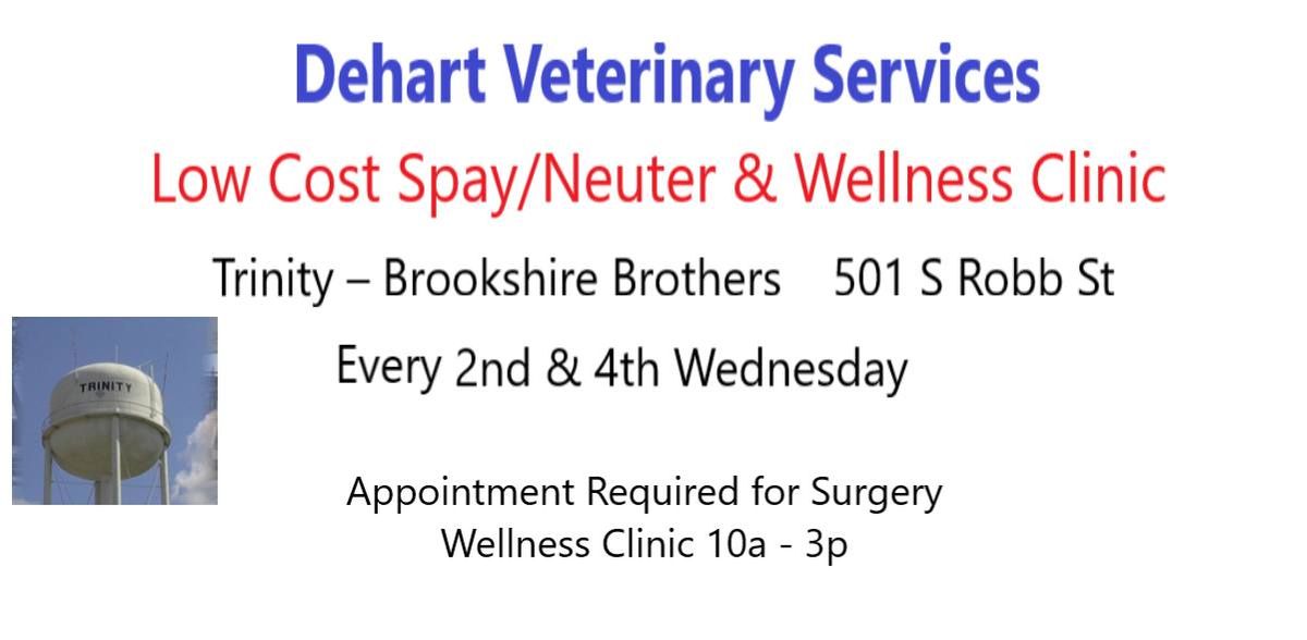 Dehart Vet Services - Trinity @ Brookshire Brothers 