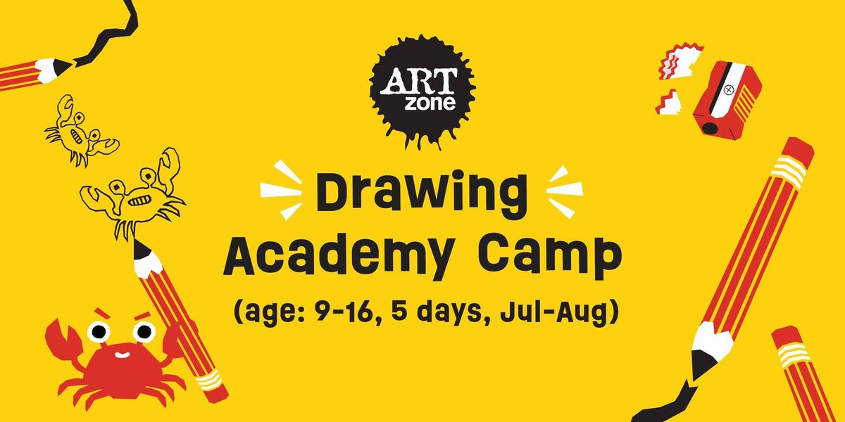 Artzone Drawing Academy Camp: 22-26 July 2024
