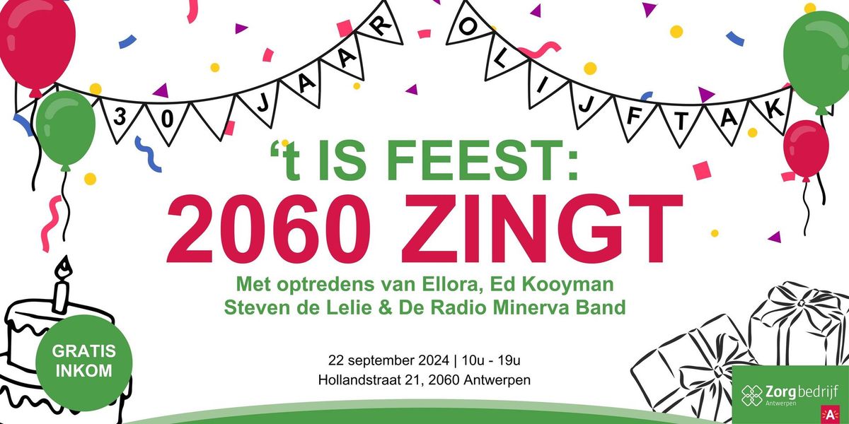 't IS FEEST: 2060 ZINGT met Ellora, Ed Kooyman en Steven De Lelie