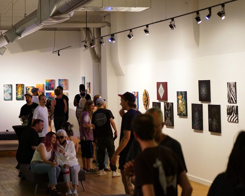 First Friday Art Walk - Santa Fe Art District - Microdose Group Exhibition