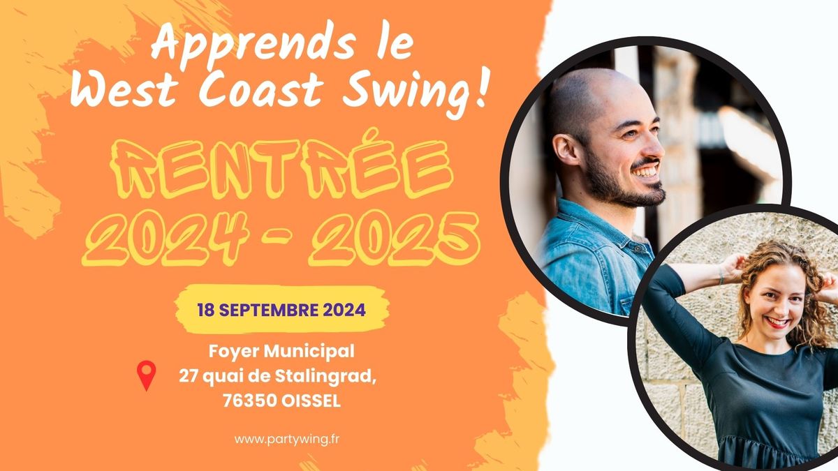 Apprends le West Coast Swing \u00e0 Oissel !