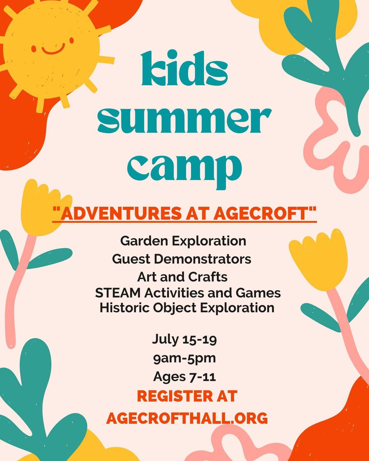 Adventures at Agecroft: Kids Summer Camp