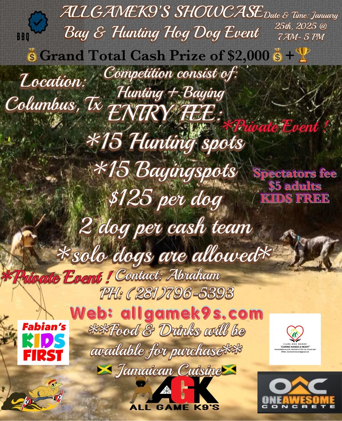 AllGameK9's Showcase Hog Dog Trials Baying & Hunting Event