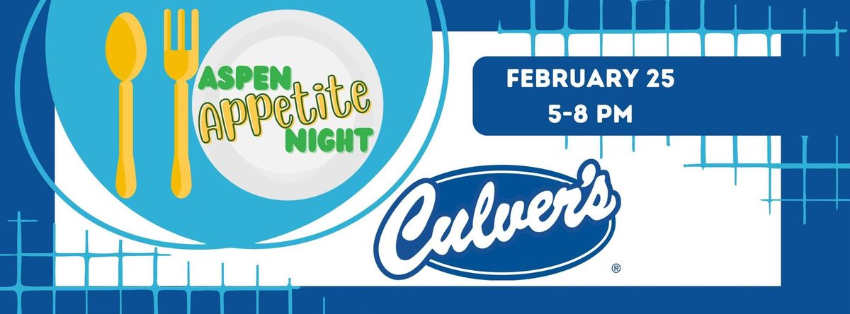 Aspen Appetite Night @ Culver's