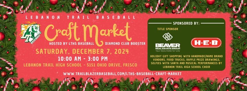 2024 LTHS Baseball Diamond Club Booster Craft Market