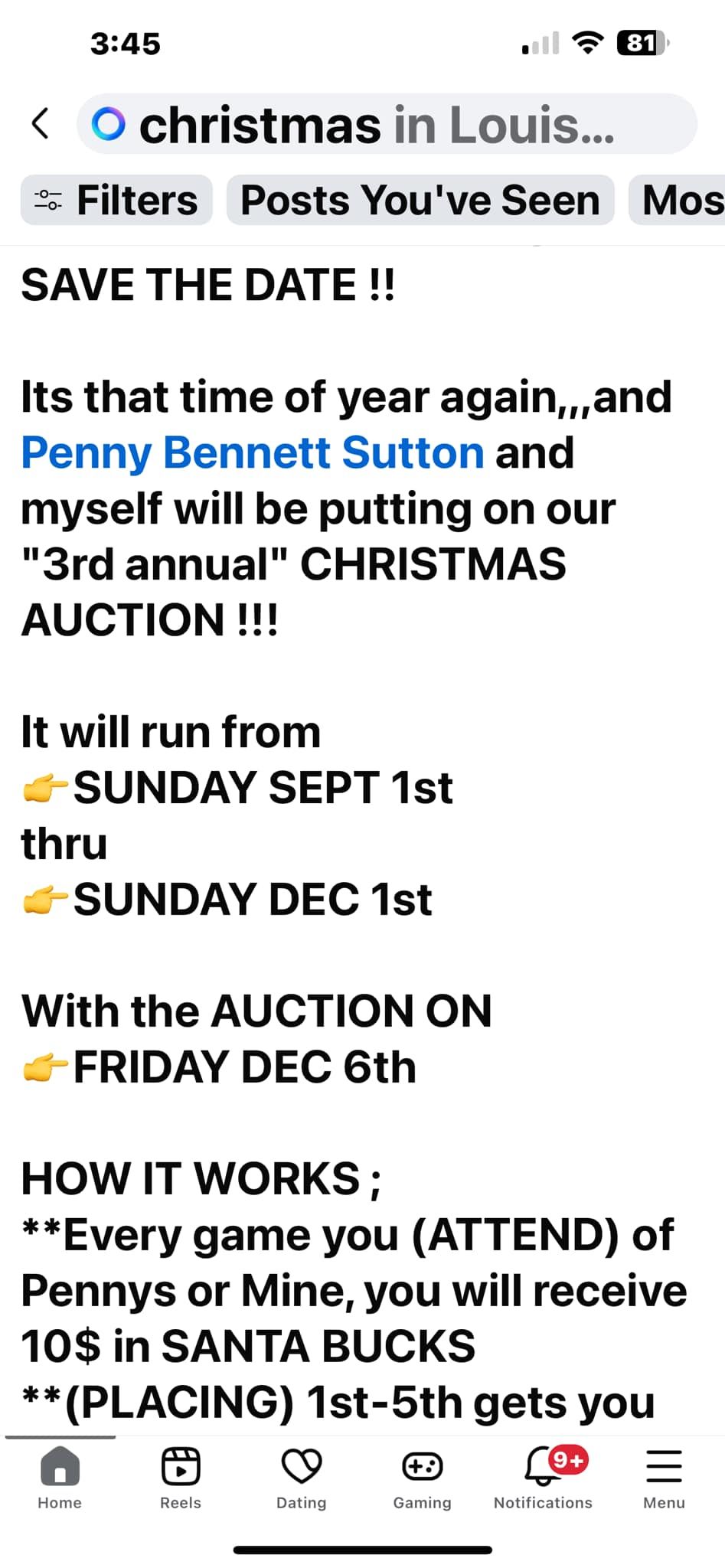 3rd Annual Christmas Auction