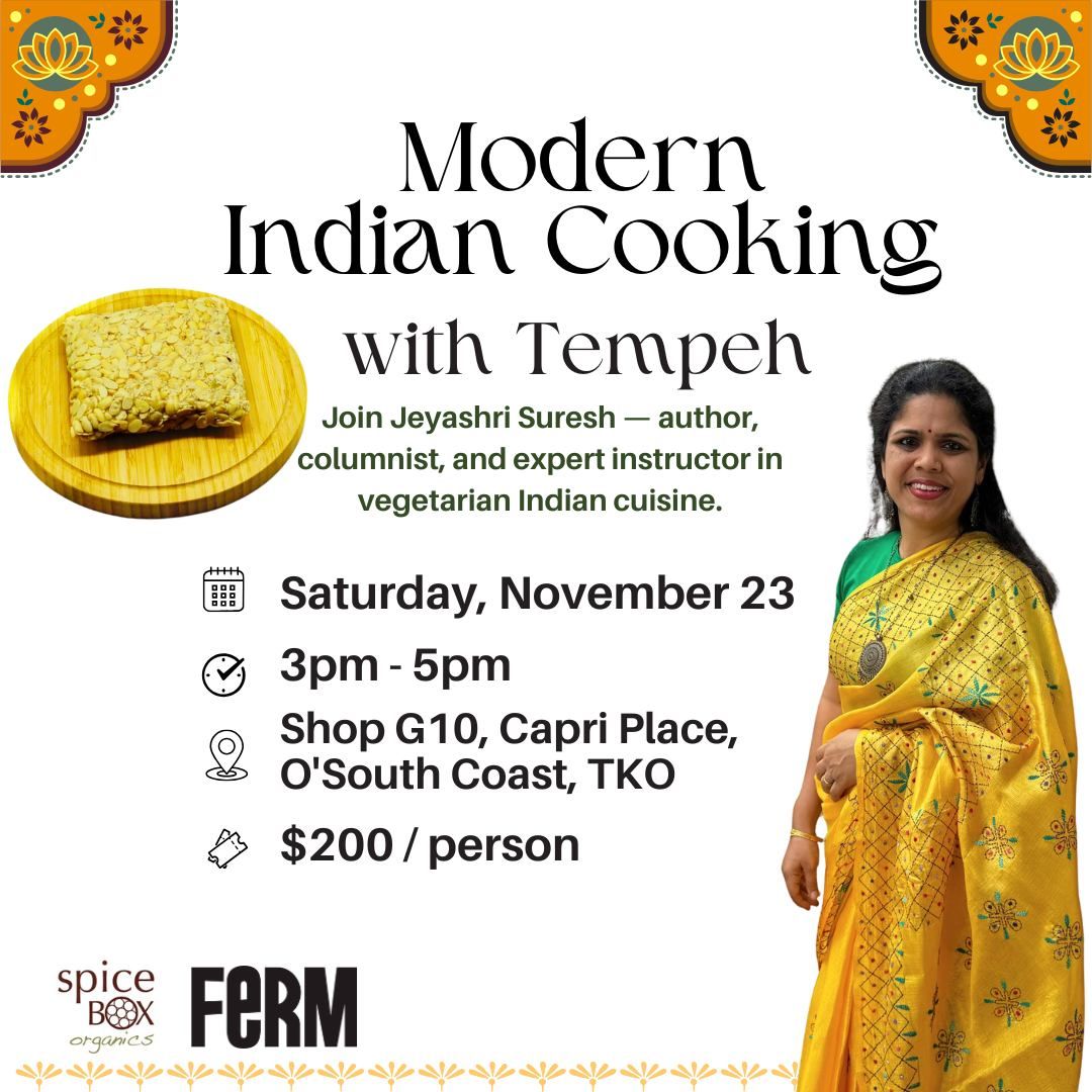 Modern Indian Cooking with Tempeh