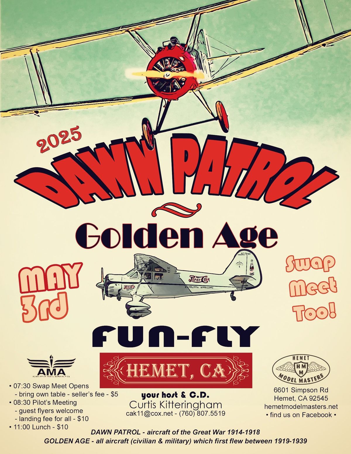 DAWN PATROL \/ Golden Age Fun-fly