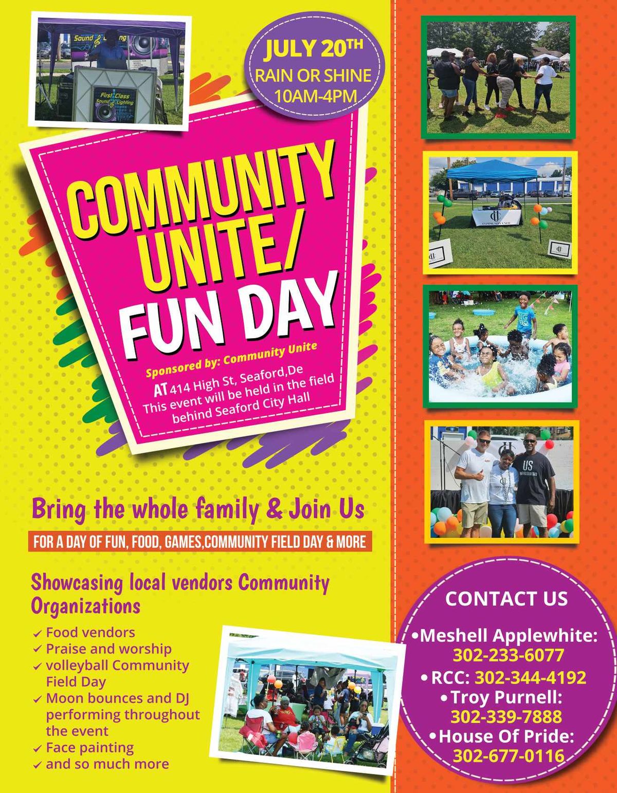 Community Unite \/Fun Day