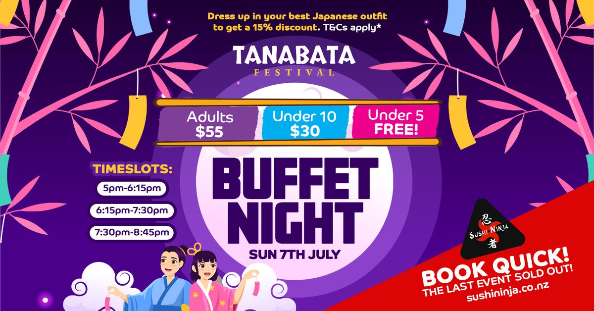 Buffet Night & Dress Up - Tanabata Festival