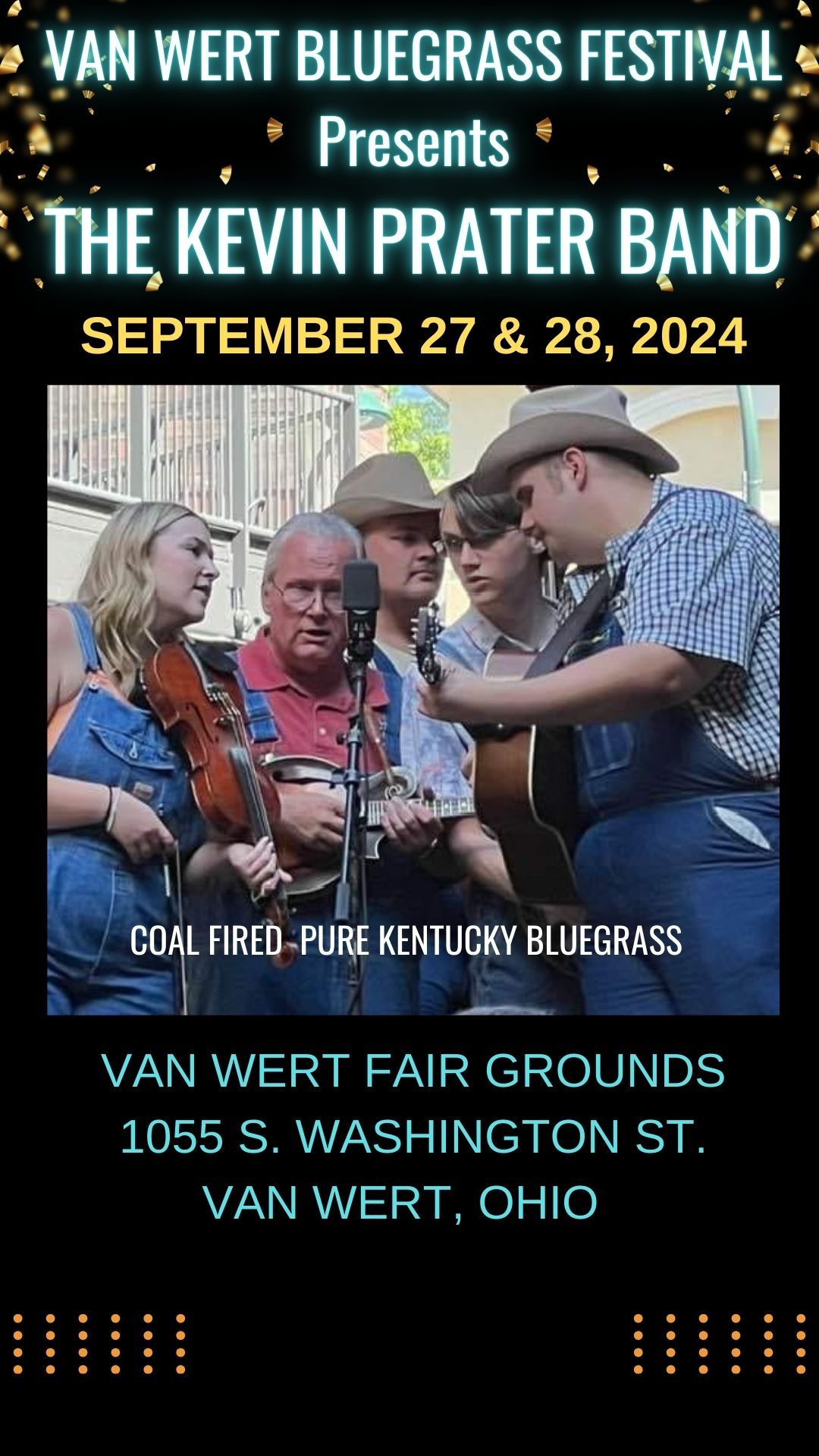 The Kevin Prater Band returns to Van Wert Bluegrass Festival