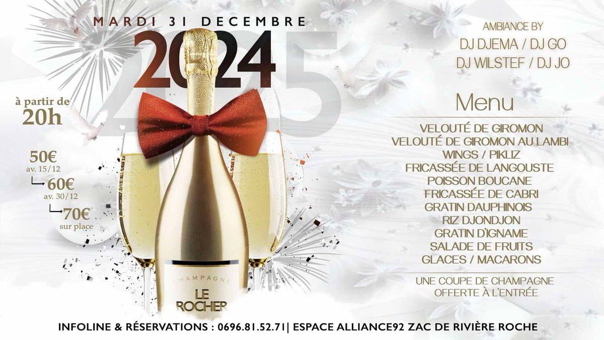 REVEILLON ST SYLVESTRE 31 D\u00c9CEMBRE 2024