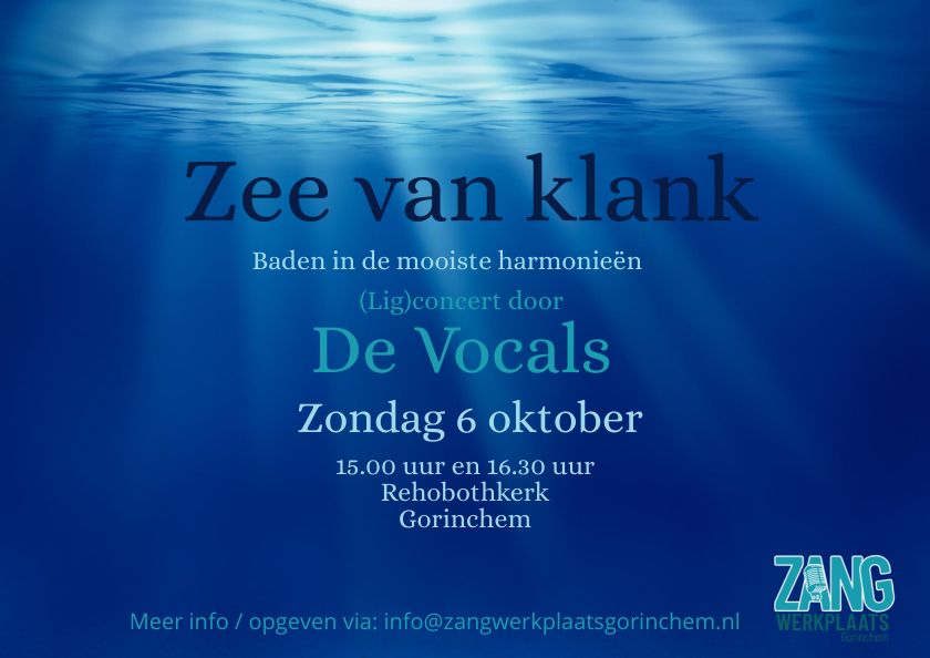 "Zee van klank" ligconcert