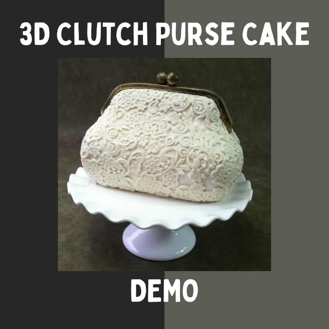 3D Clutch Purse Cake Demo