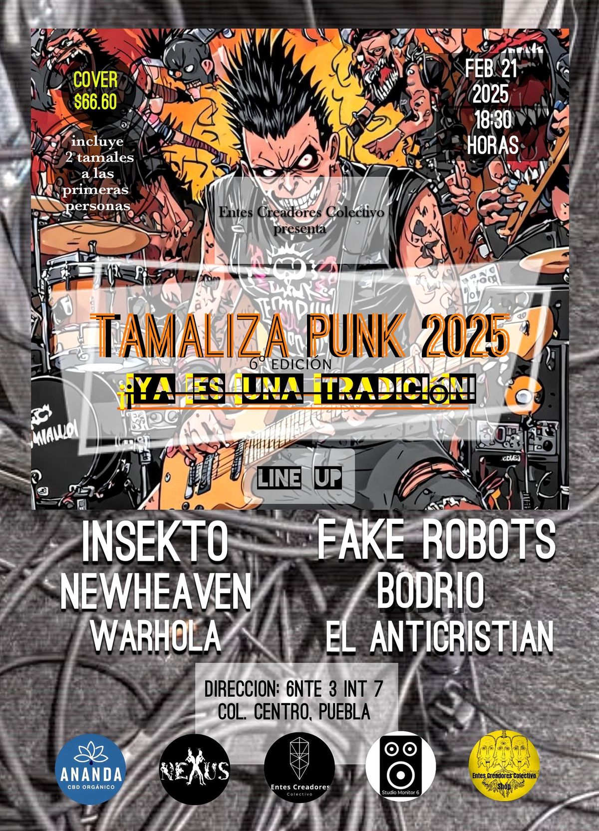 TAMALIZA PUnK 2025, 6\u00b0 edici\u00f3n, YA ES UNA TRADICI\u00d3N!!!