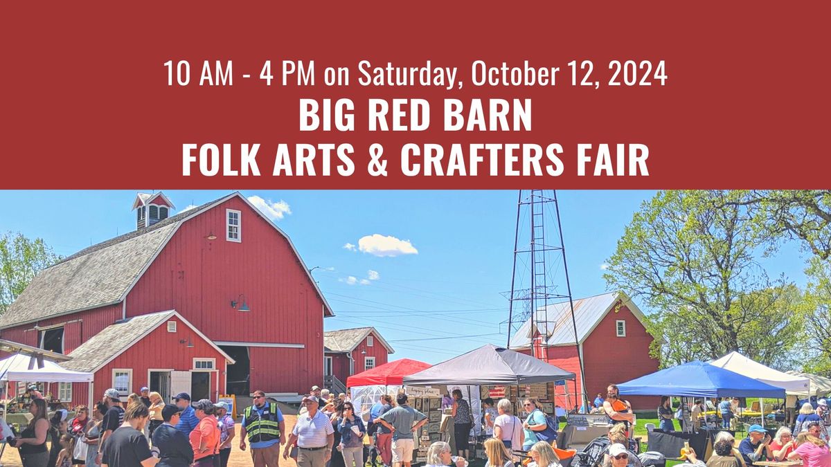 Fall Big Red Barn Folk Arts & Crafters Fair