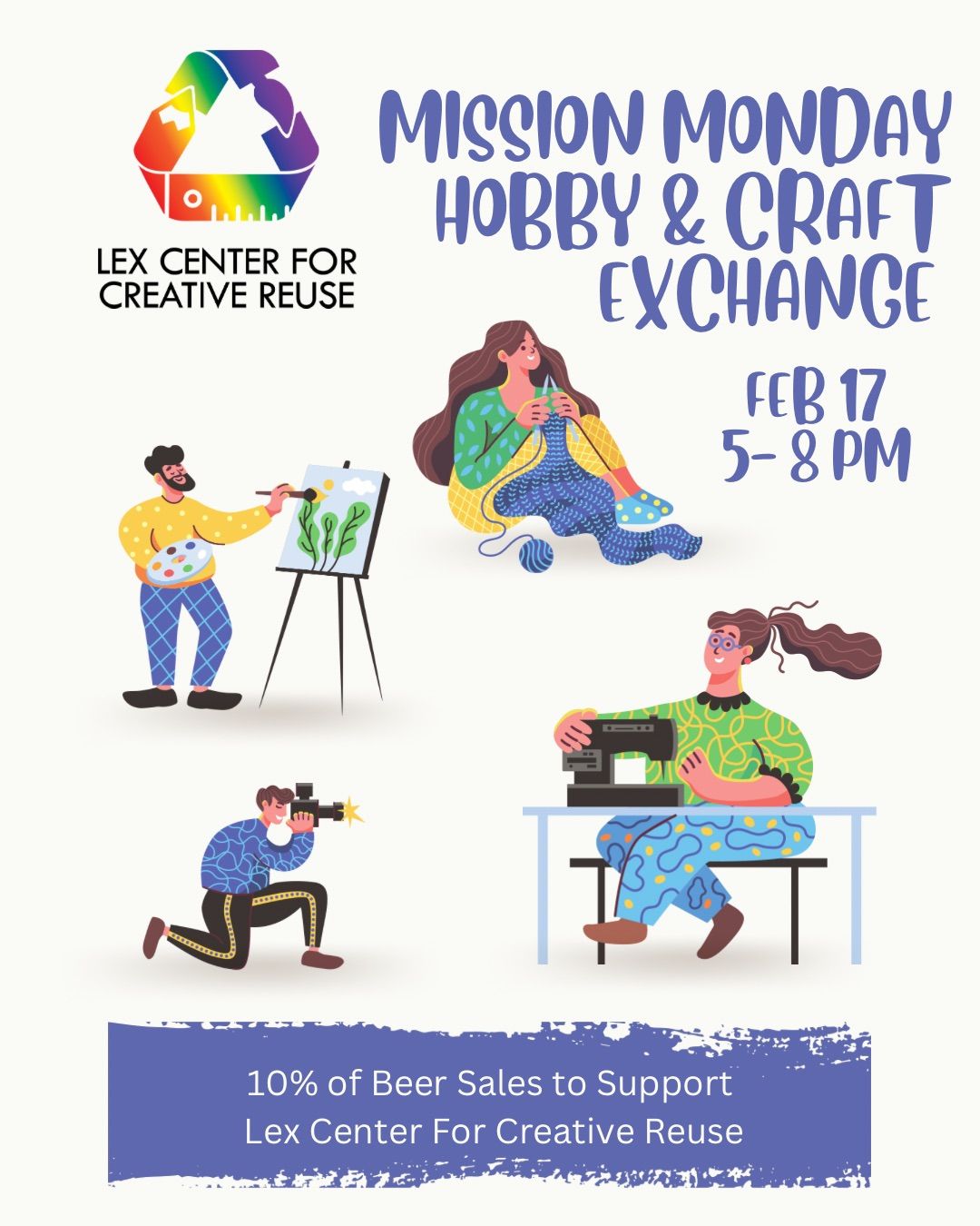 Craft & Hobby Exchange to Benefit Lex Center For Creative Reuse