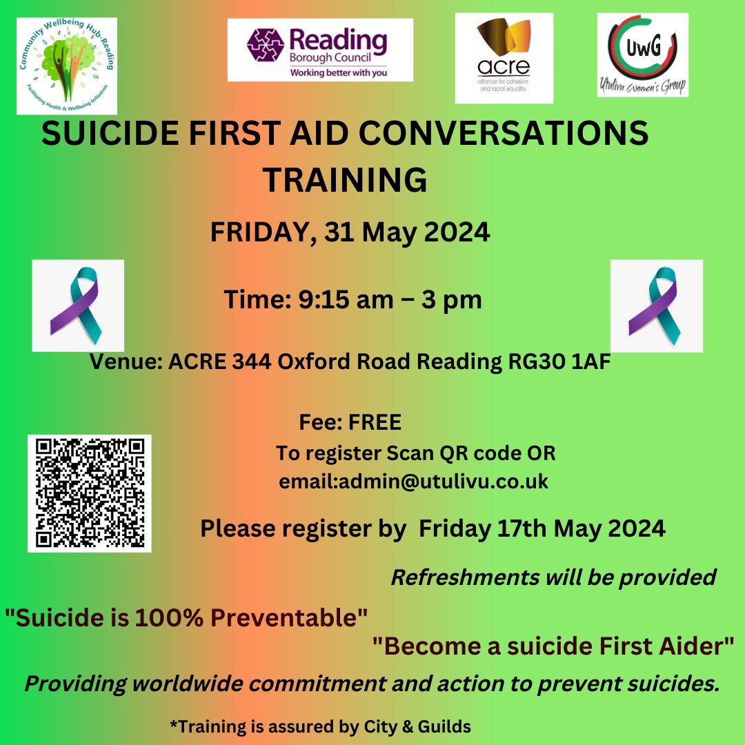 Suicide First Aid Conversations Training