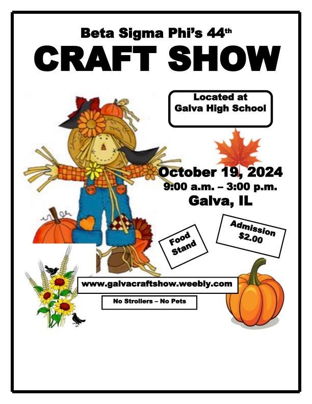 Galva Craft Show  (Www.galvacraftshow.weebly)