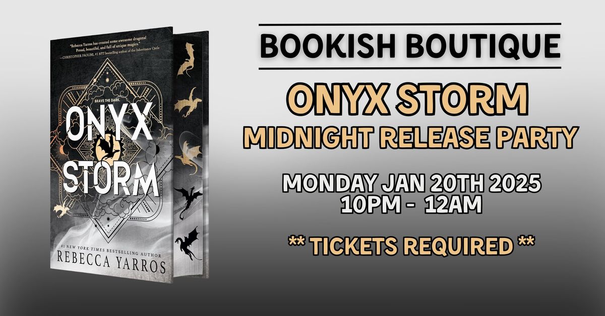 Onyx Storm Midnight Release Party @ Bookish!