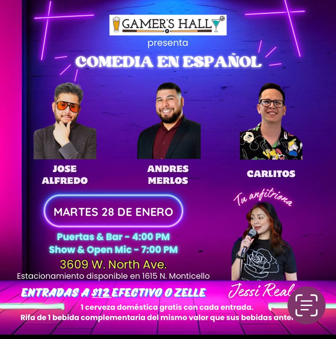 Gamer\u2019s Hall Comedia En Espa\u00f1ol 