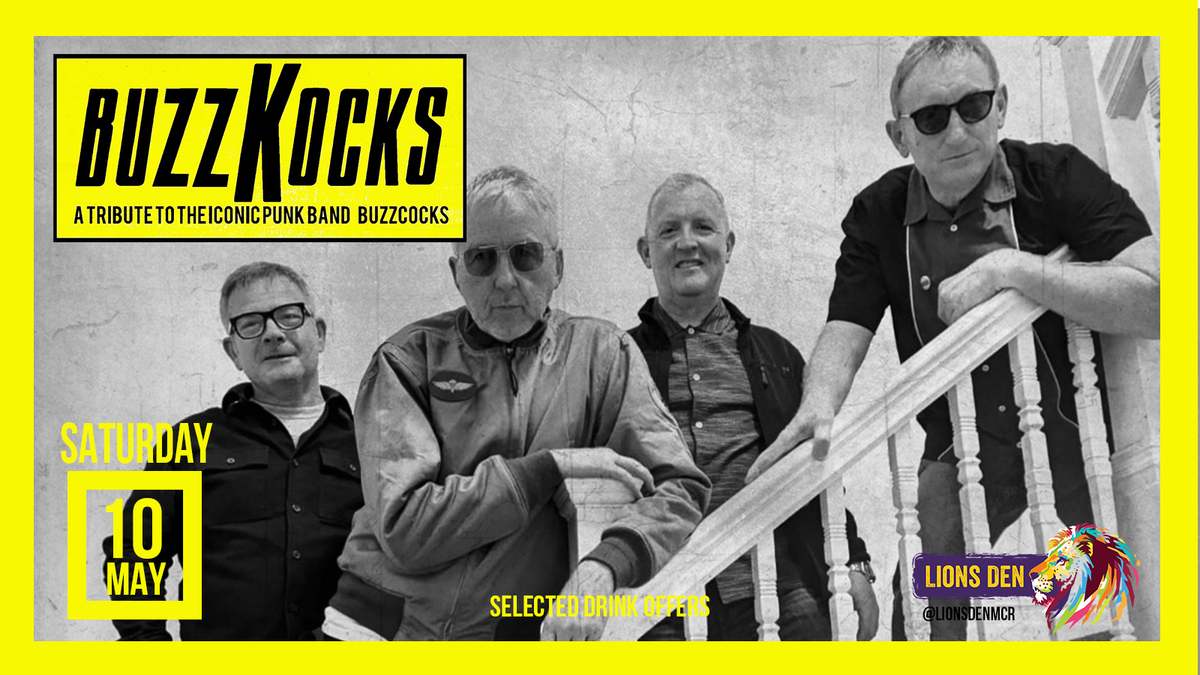 Buzzkocks - A Tribute to the iconic punk band Buzzcocks